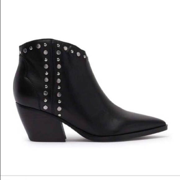 Marc Fisher Shoes - Marc Fisher Black Leather Booties Size 9 NWT